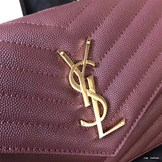 Rep ladies REP CASSANDRE CHAIN YSL MATELASSÉ WALLET 0817